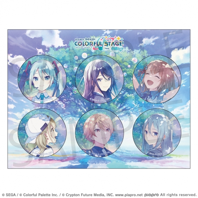 【グッズ-バッチ】プロジェクトセカイ カラフルステージ! feat. 初音ミク Memories of Melody オーロラ缶バッジセット
