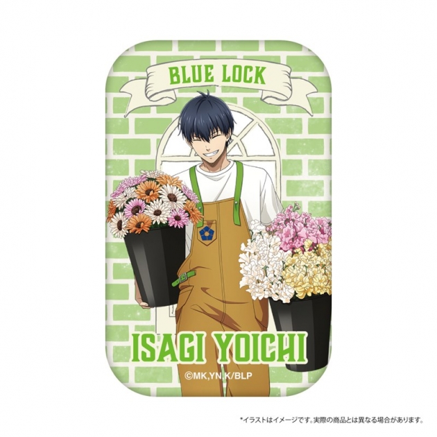 【グッズ-バッチ】ブルーロック スクエア缶バッジ 潔 世一(お花屋さん)
