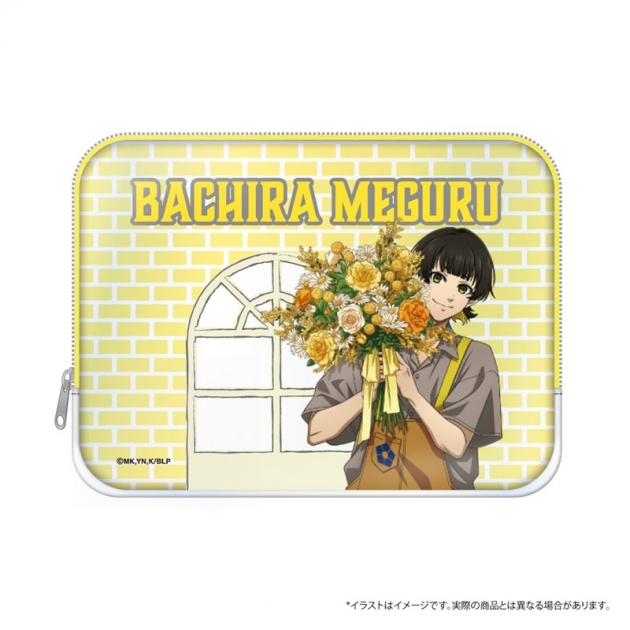 【グッズ-ポーチ】ブルーロック スクエアポーチ 蜂楽 廻(お花屋さん)
