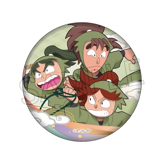 【グッズ-バッチ】忍たま乱太郎 缶バッジ -いろはの段- 富松作兵衛&神崎左門&次屋三之助
