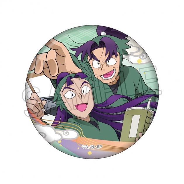 【グッズ-バッチ】忍たま乱太郎 缶バッジ -いろはの段- 潮江文次郎&立花仙蔵
