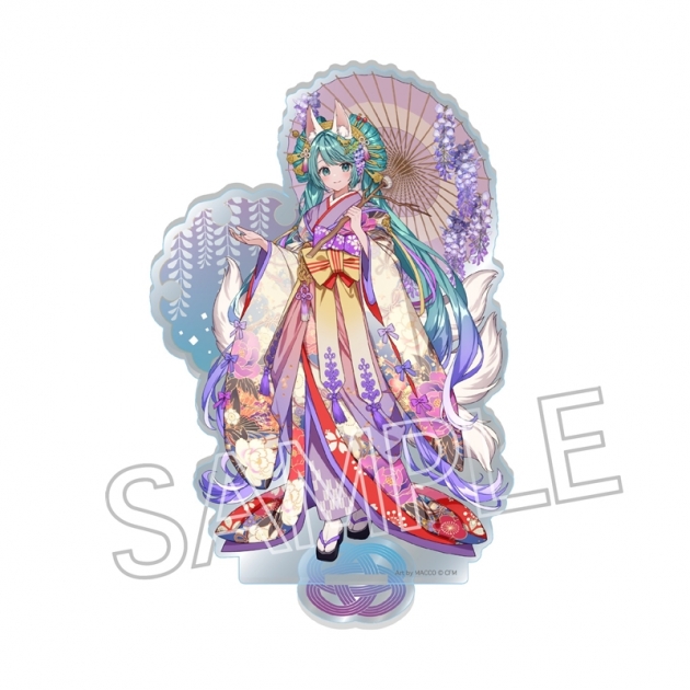 【グッズ-スタンドポップ】初音ミク 百鬼夜行 ～麗宴～ アクリルスタンドM C 白狐(しろぎつね)
