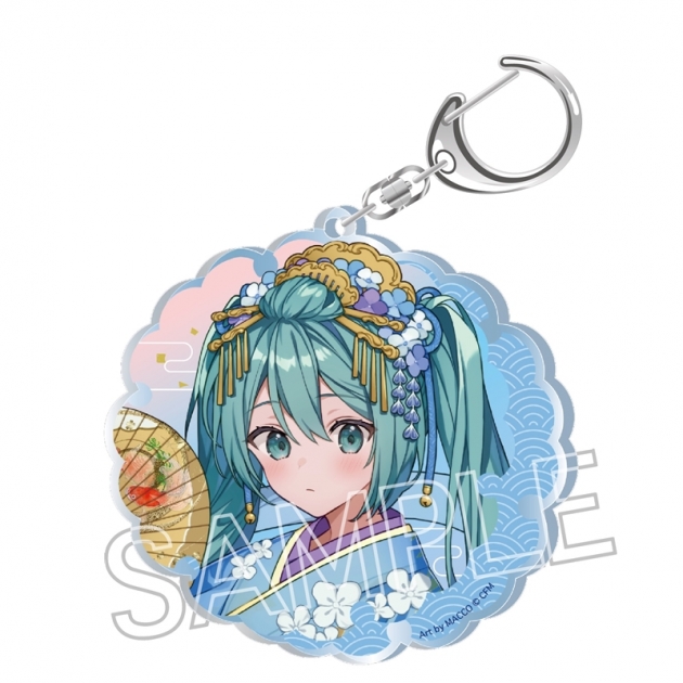 【グッズ-キーホルダー】初音ミク 百鬼夜行 ～麗宴～ アクリルキーホルダー 人魚 A(にんぎょ)
