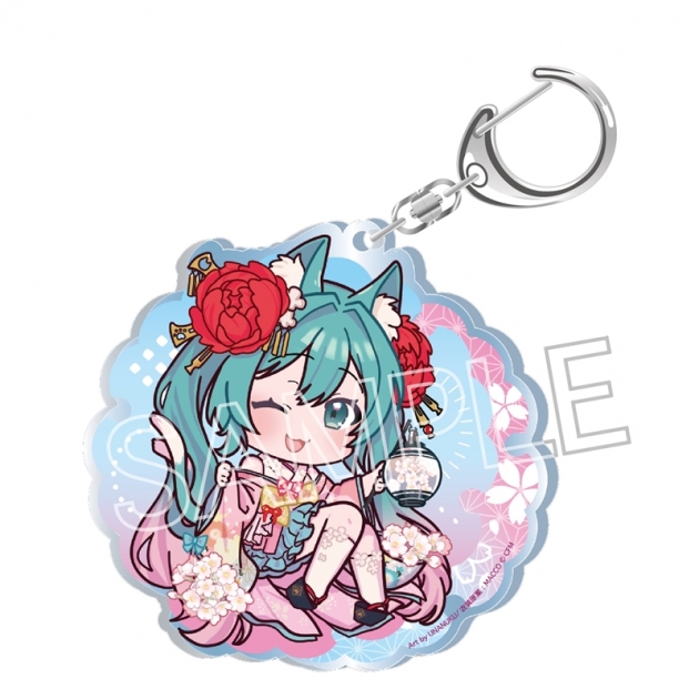 【グッズ-キーホルダー】初音ミク 百鬼夜行 ～麗宴～ アクリルキーホルダー 猫又 B(ねこまた)
