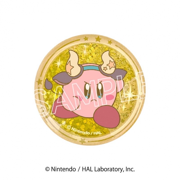 【グッズ-マグネット】星のカービィ KIRBY ホロスコープ・コレクション キラキラガラスマグネット B おうし座
