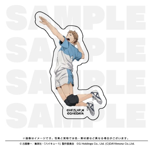 【グッズ-ステッカー】ハイキュー!! TOUCH THE DREAM ダイカットステッカー 池尻隼人
