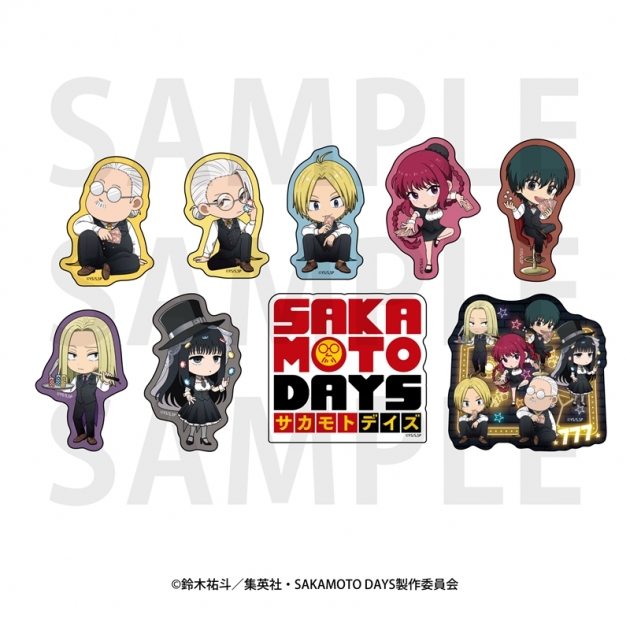 【グッズ-ステッカー】TVアニメ『SAKAMOTO DAYS』 ダイカットステッカーセット 描き起こしデフォルメ「カジノディーラー」