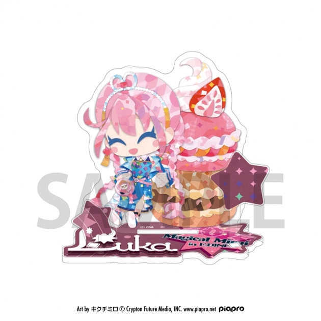 【グッズ-スタンドポップ】初音ミク「マジカルミライ 2025」コラボカフェin E-DINER ミニキャラアクリルスタンド 巡音ルカ
