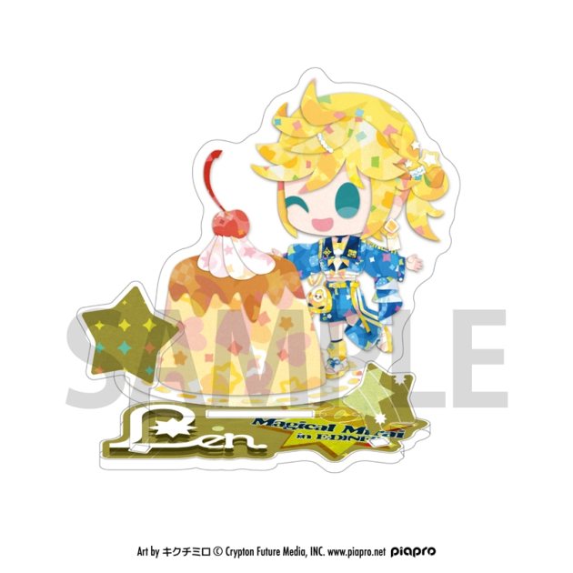 【グッズ-スタンドポップ】初音ミク「マジカルミライ 2025」コラボカフェin E-DINER ミニキャラアクリルスタンド 鏡音レン
