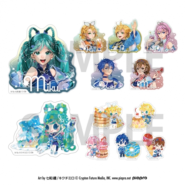 【グッズ-ステッカー】初音ミク「マジカルミライ 2025」コラボカフェin E-DINER トレーディングアクリルステッカー
