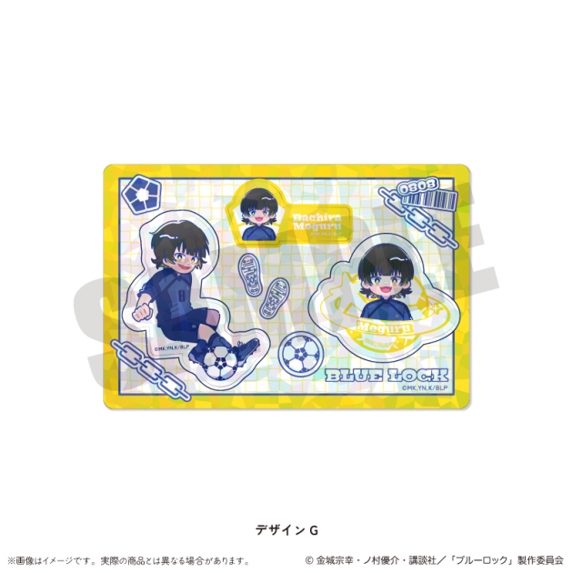 【グッズ-ステッカー】TVアニメ『ブルーロック』 ホログラムステッカーシート にゅ～とろ 第1弾 G 蜂楽 廻
