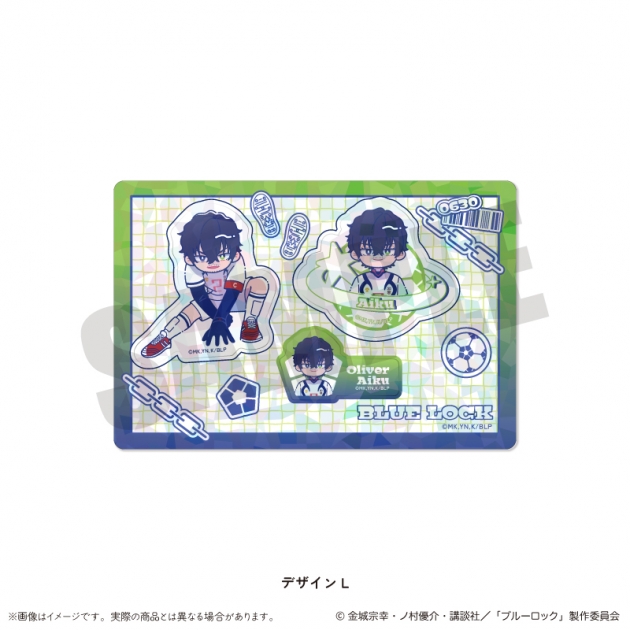 【グッズ-ステッカー】TVアニメ『ブルーロック』 ホログラムステッカーシート にゅ～とろ 第1弾 L オリヴァ・愛空
