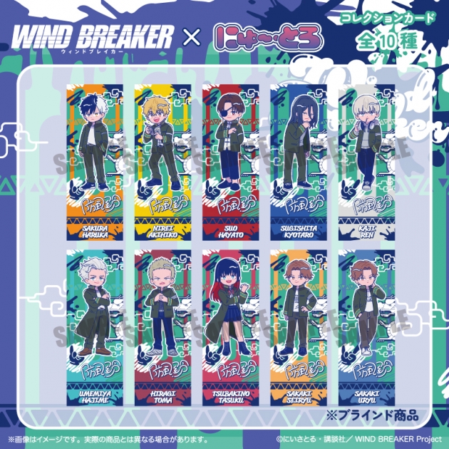 【グッズ-カード】TVアニメ「WIND BREAKER」 にゅ～とろ コレクションカード
