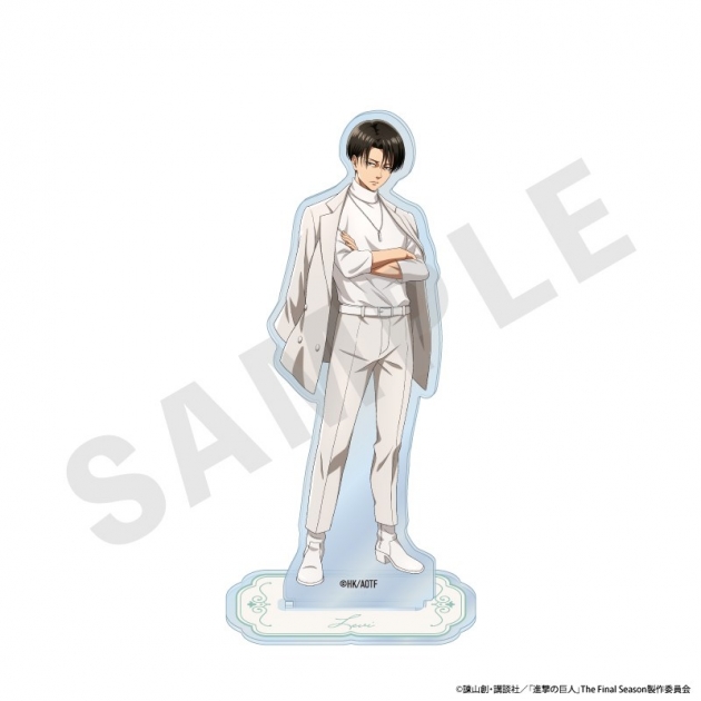 【グッズ-スタンドポップ】TVアニメ『進撃の巨人』 ホワイトコーデシリーズ アクリルスタンド リヴァイ
