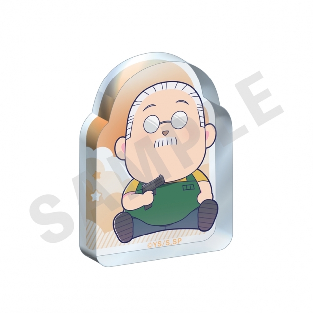 【グッズ-スタンドポップ】SAKAMOTO DAYS ミニキャラおやすみシリーズ ミニアクリルブロック(坂本)