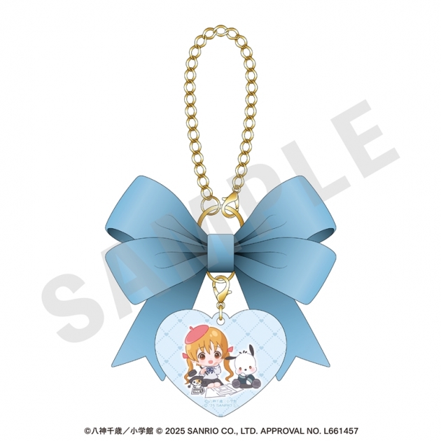 【グッズ-チャーム】オレ様キングダム,ポチャッコ ちゃおヒロインズ×サンリオキャラクターズ リボンチャーム 野々原のの×ポチャッコ

