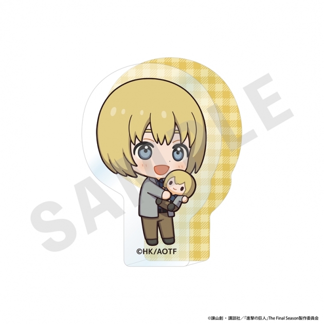 【グッズ-置きもの】TVアニメ『進撃の巨人』 ミニキャラだっこシリーズ ミニダイカットアクリルブロック(アルミン)
