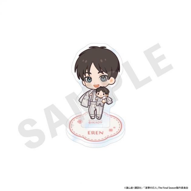 【グッズ-スタンドポップ】TVアニメ『進撃の巨人』 ミニキャラホワイトコーデシリーズ アクリルスタンド(エレン)
