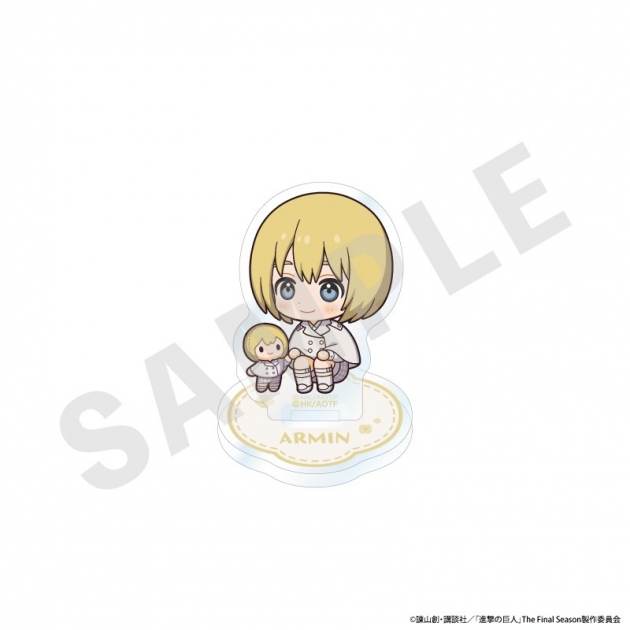 【グッズ-スタンドポップ】TVアニメ『進撃の巨人』 ミニキャラホワイトコーデシリーズ アクリルスタンド(アルミン)
