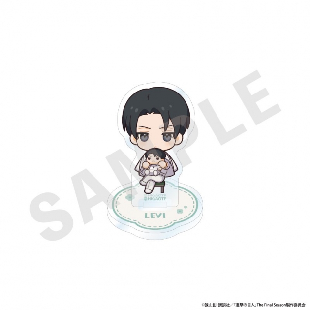 【グッズ-スタンドポップ】TVアニメ『進撃の巨人』 ミニキャラホワイトコーデシリーズ アクリルスタンド(リヴァイ)
