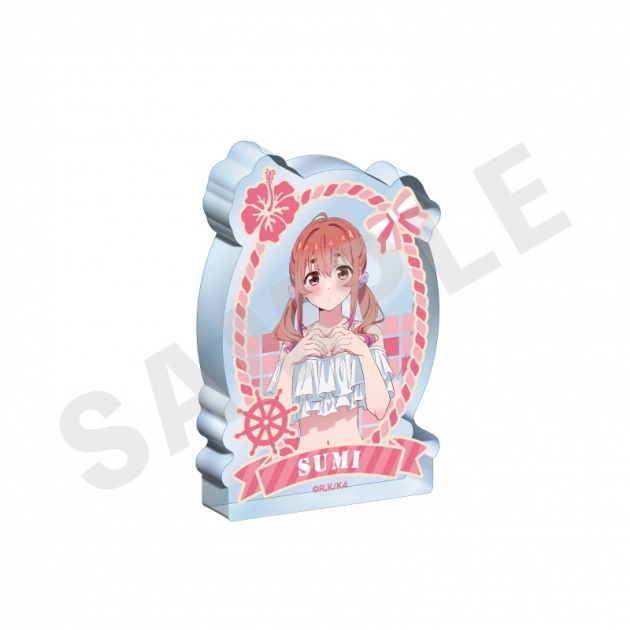 【グッズ-スタンドポップ】「彼女、お借りします」 ミニアクリルブロック リデザイン(桜沢墨)
