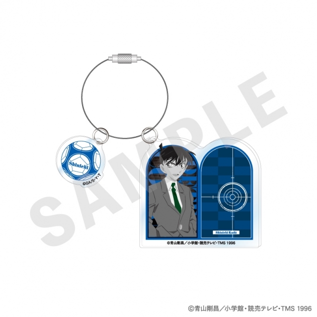 【グッズ-キーホルダー】名探偵コナン ペイントラクトシリーズ アクリルキーホルダー モノクロver.(工藤新一)

