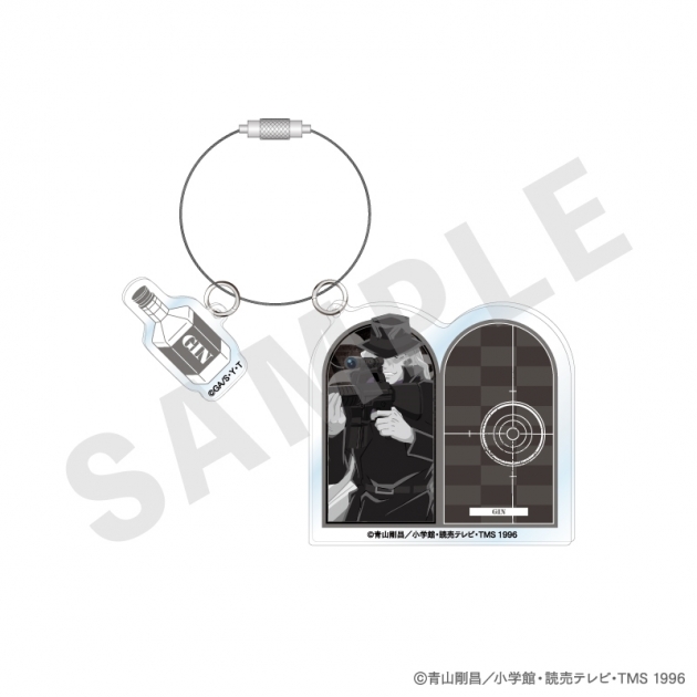 【グッズ-キーホルダー】名探偵コナン ペイントラクトシリーズ アクリルキーホルダー モノクロver.(ジン)
