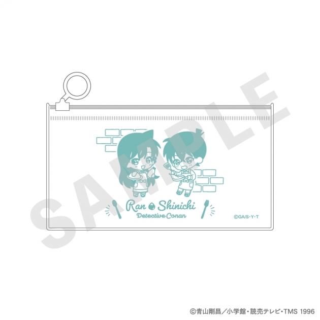 【グッズ-食品】名探偵コナン クリアポーチ付き紅茶セット(新一・蘭)
