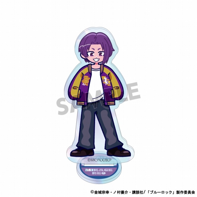 【グッズ-スタンドポップ】「ブルーロック」 オーロラアクリルスタンド/御影 玲王(90’sストリートファッションコレクション)
