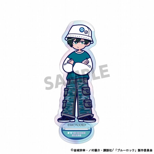【グッズ-スタンドポップ】「ブルーロック」 オーロラアクリルスタンド/糸師 凛(90’sストリートファッションコレクション)
