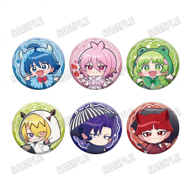 【グッズ-バッチ】アニメ「魔入りました!入間くん」 描き起こし缶バッジコレクション【雨の日ver.】
