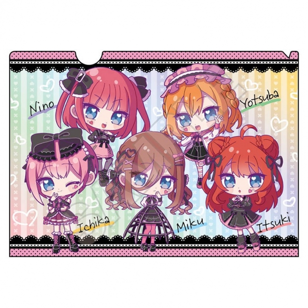 【グッズ-クリアファイル】TVスペシャルアニメ「五等分の花嫁*」 地雷系 A4クリアファイル
