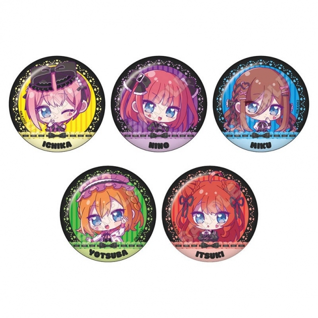 【グッズ-バッチ】TVスペシャルアニメ「五等分の花嫁*」 地雷系 缶バッジ
