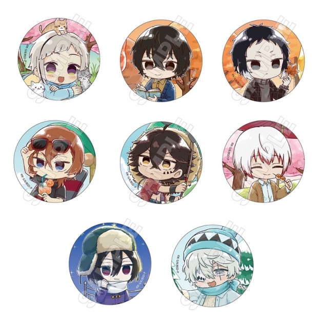 【グッズ-バッチ】文豪ストレイドッグス Sketchu! テラリウム 缶バッジ
