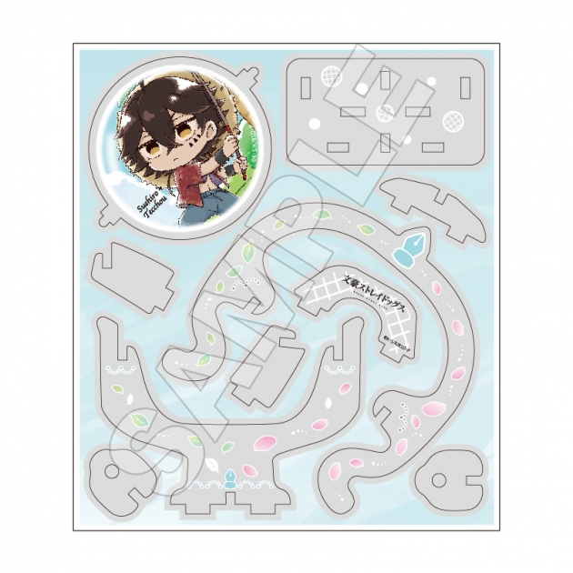 【グッズ-スタンドポップ】文豪ストレイドッグス Sketchu! テラリウム ピルエットスタンド 鉄腸&条野
