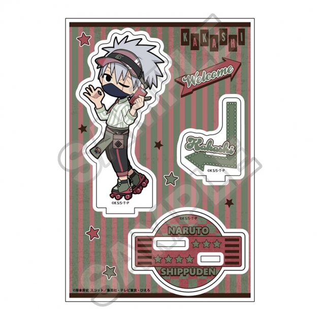 【グッズ-スタンドポップ】NARUTO-ナルト- 疾風伝 アメリカンダイナー アクリルスタンドJr. はたけカカシ【アニメイト先行販売