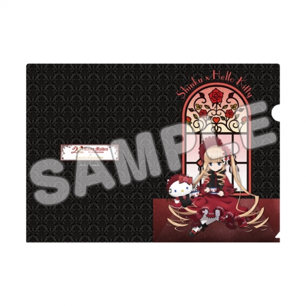 【グッズ-クリアファイル】ローゼンメイデン × サンリオキャラクターズ クリアファイル/真紅×ハローキティ
