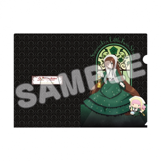 【グッズ-クリアファイル】ローゼンメイデン × サンリオキャラクターズ クリアファイル/翠星石×リトルツインスターズ(ララ)
