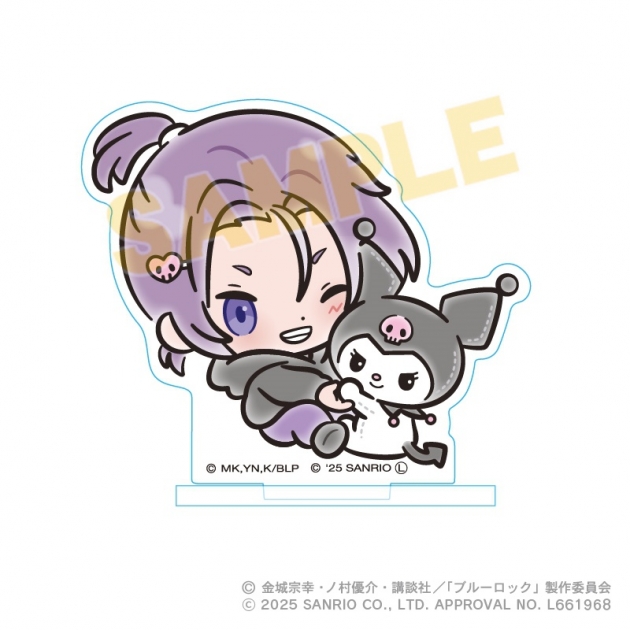 【グッズ-スタンドポップ】ブルーロック×サンリオキャラクターズ アクリルスタンド　御影玲王×クロミ【アニメイト限定】
