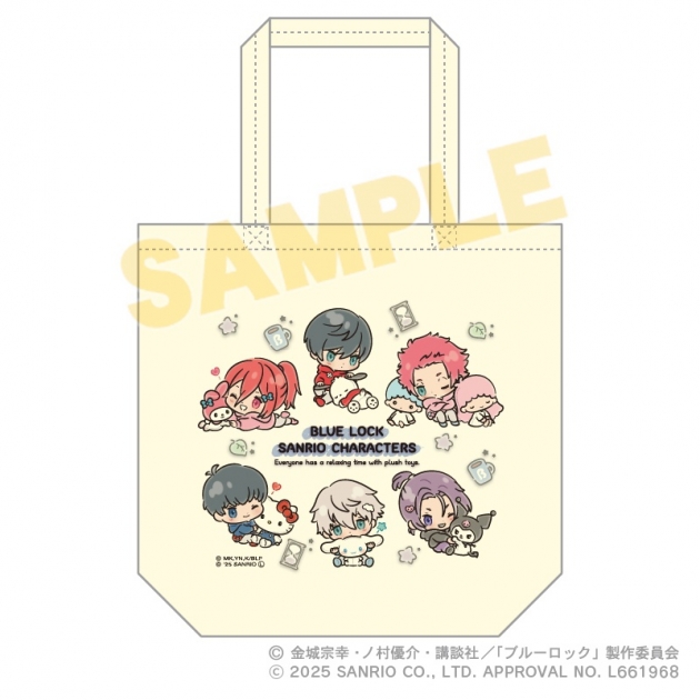 【グッズ-バッグ】ブルーロック×サンリオキャラクターズ トートバッグ【アニメイト限定】
