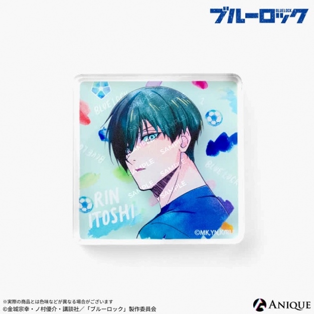 【グッズ-置きもの】ブルーロック 糸師 凛 ミニアクリルブロック【キャンバス】
