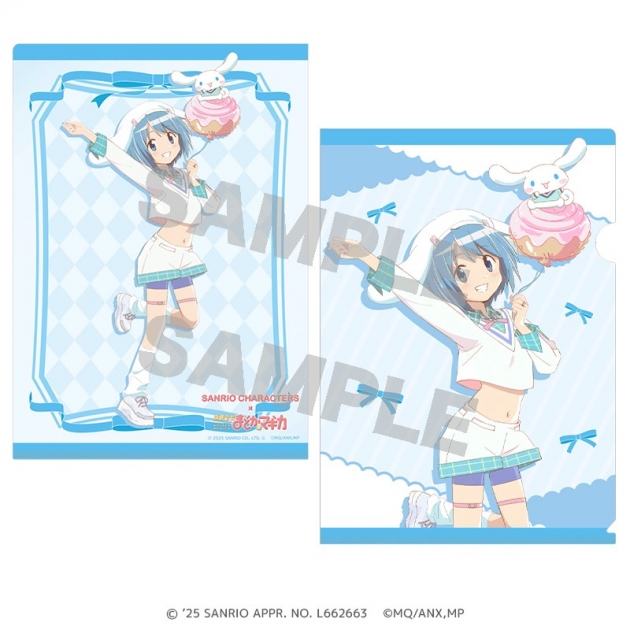 【グッズ-クリアファイル】サンリオキャラクターズ×魔法少女まどか☆マギカ クリアファイル 美樹 さやか×シナモロール
