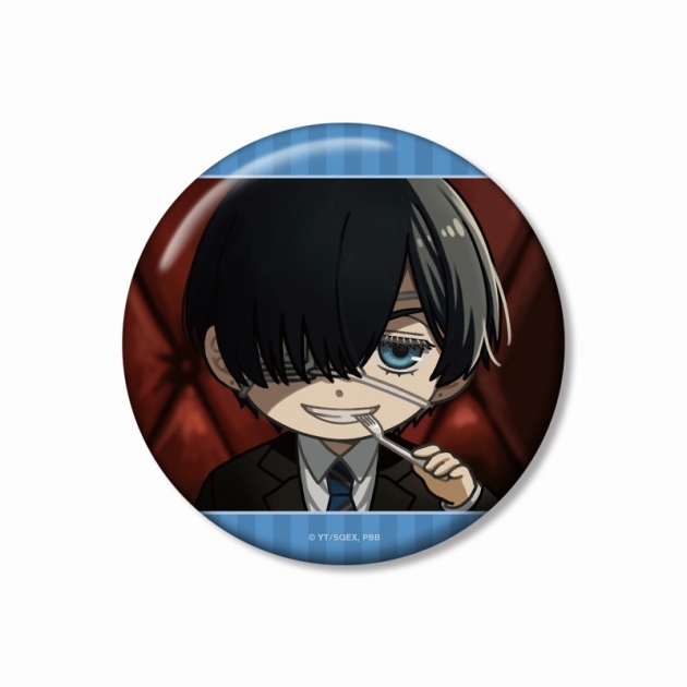 【グッズ-バッチ】TVアニメ『黒執事 -寄宿学校編-』 シエル・ファントムハイヴ ゆるコマ 100mm缶バッジ
