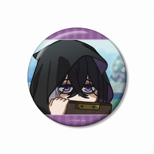 【グッズ-バッチ】TVアニメ『黒執事 -寄宿学校編-』 グレゴリー・バイオレット ゆるコマ 100mm缶バッジ

