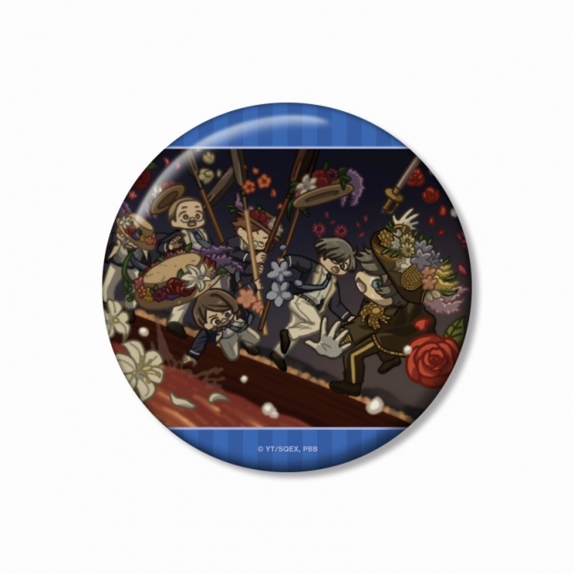【グッズ-バッチ】TVアニメ『黒執事 -寄宿学校編-』 集合 ゆるコマ 100mm缶バッジ
