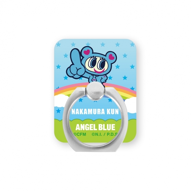 【グッズ-携帯グッズ】初音ミク ANGEL BLUEコラボ 描き起こし ナカムラくん アクリルスマホリング
