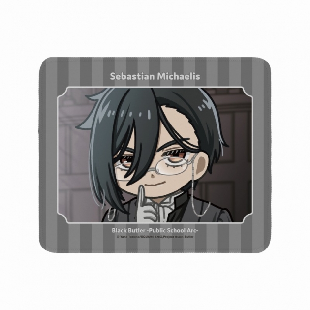 【グッズ-マウスパッド】TVアニメ『黒執事 -寄宿学校編-』 セバスチャン・ミカエリス ゆるコマ マウスパッド
