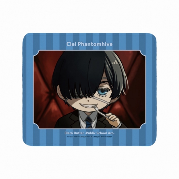 【グッズ-マウスパッド】TVアニメ『黒執事 -寄宿学校編-』 シエル・ファントムハイヴ ゆるコマ マウスパッド
