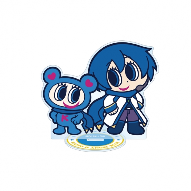 【グッズ-スタンドポップ】初音ミク ANGEL BLUEコラボ 描き起こし KAITO&ナカムラくん BIGアクリルスタンド
