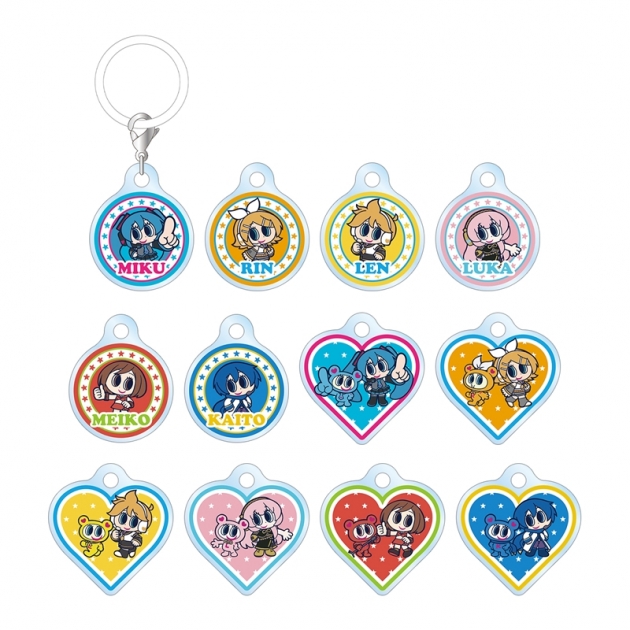 【グッズ-チャーム】初音ミク ANGEL BLUEコラボ 描き起こし トレーディングアクリルチャーム
